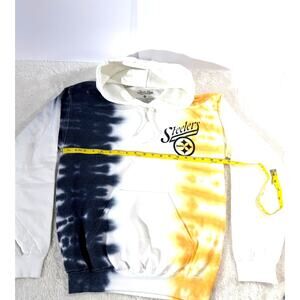 Junk Food Pittsburgh Steelers Tie Dye Hoodie Retro NFL Sweatshirt Size 5 NWOT